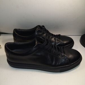 Thursday Everyday Boot Company Black Leather Low Top Sneaker Shoes Men's sz 12.5